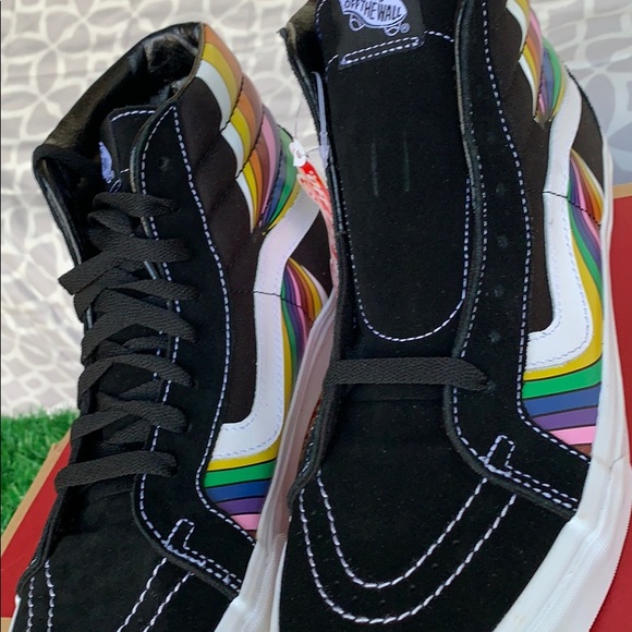 VANS SK8-Hi REISSUE REFRACT TRUE WHITE/MULTI MEN’s - Picture 9 of 16